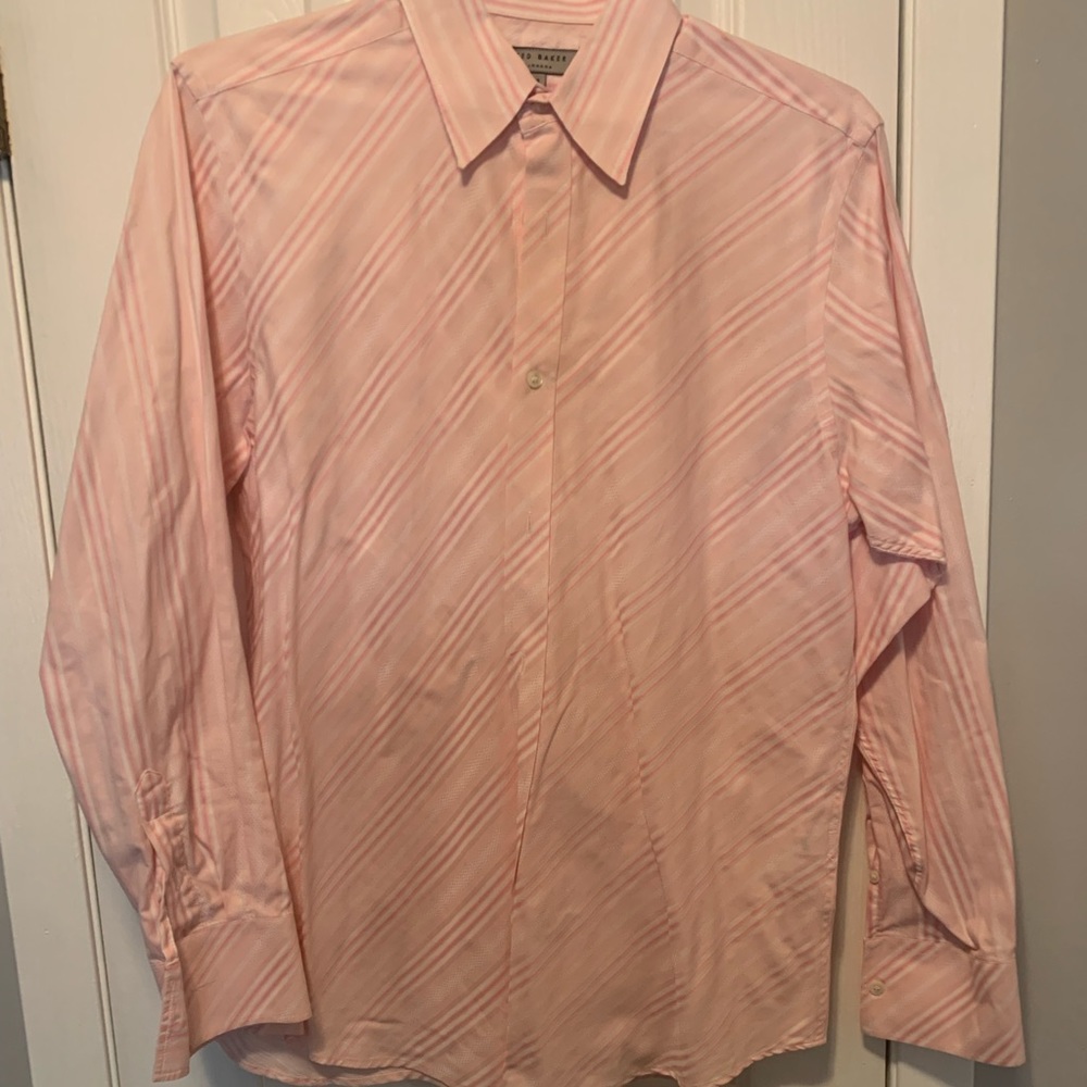 Like New, Ted Baker Button Down Shirt From The Shops In LV. Size 3